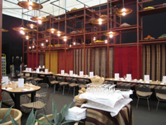 M&Oの会場内に設置されたカフェレストラン