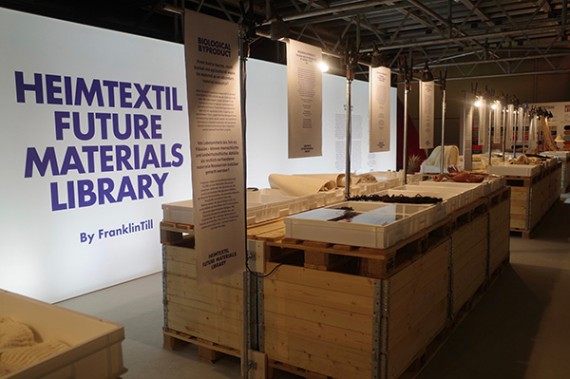 FUTURE MATERIALS LIBRARY の展示コーナー